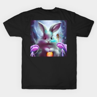 Cute Easter Bunny with Easter Egg the Two Best Things of Easter T-Shirt